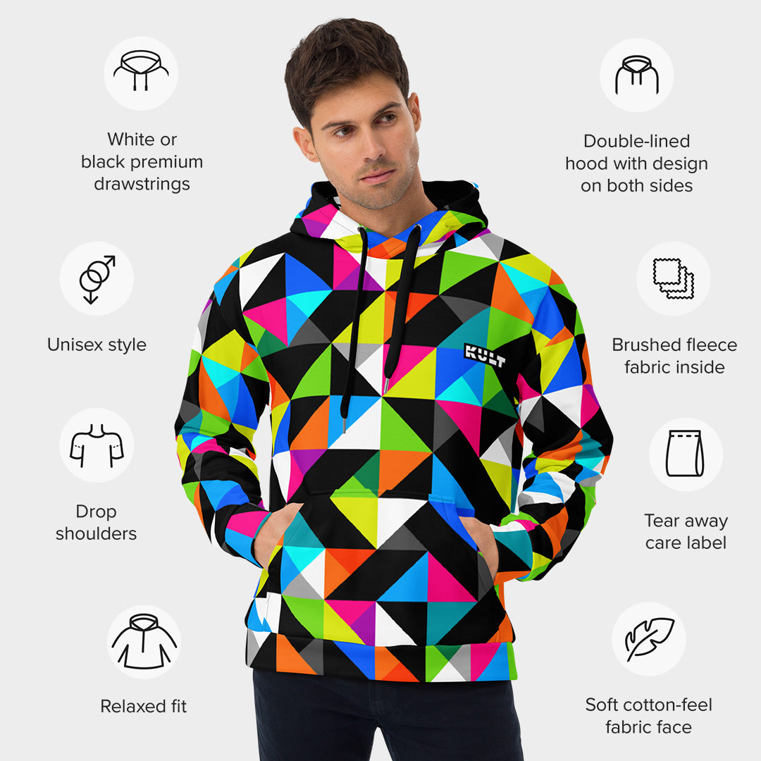 KULT Premium Hoodie - FRACTAL – Unisex