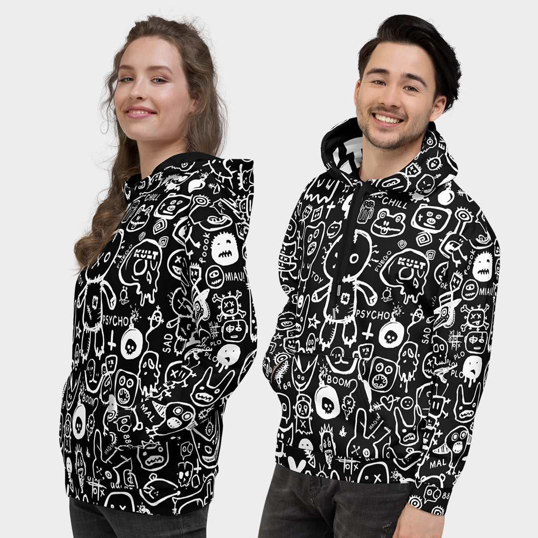 OOGGLY Premium Hoodie - DARKNESS – Unisex