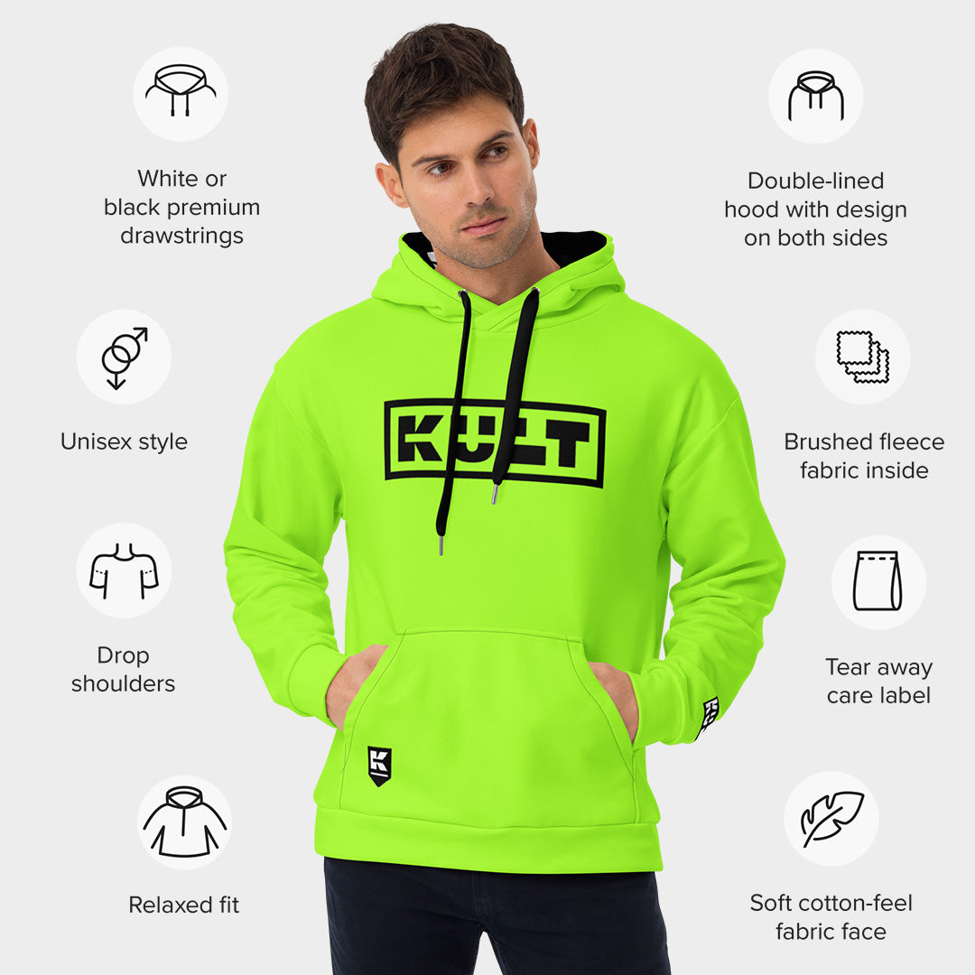 NEON Premium Hoodie - LIME – Unisex