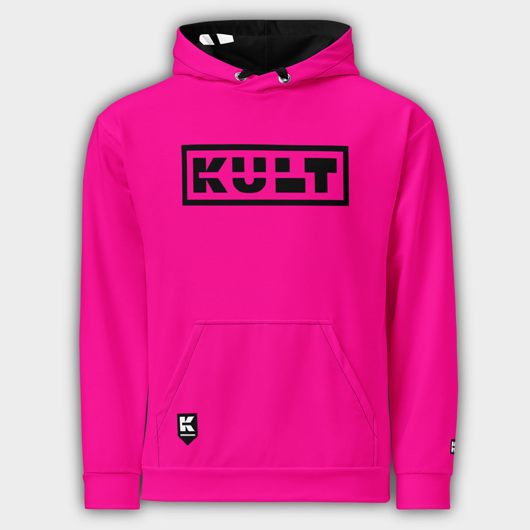 NEON Premium Hoodie - PINK – Unisex – Midnight Kult