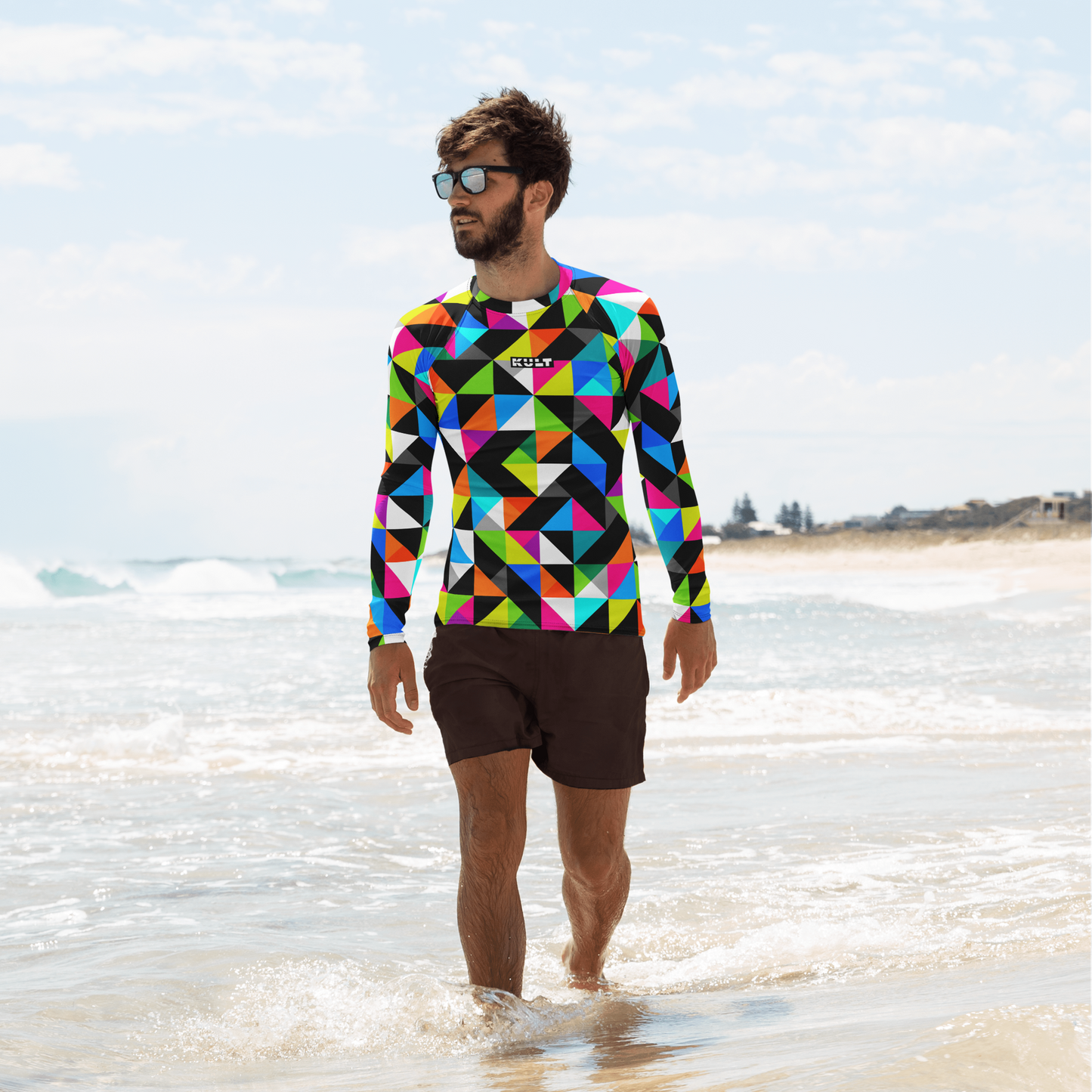 KULT Premium Men's Rash Guard - FRACTAL