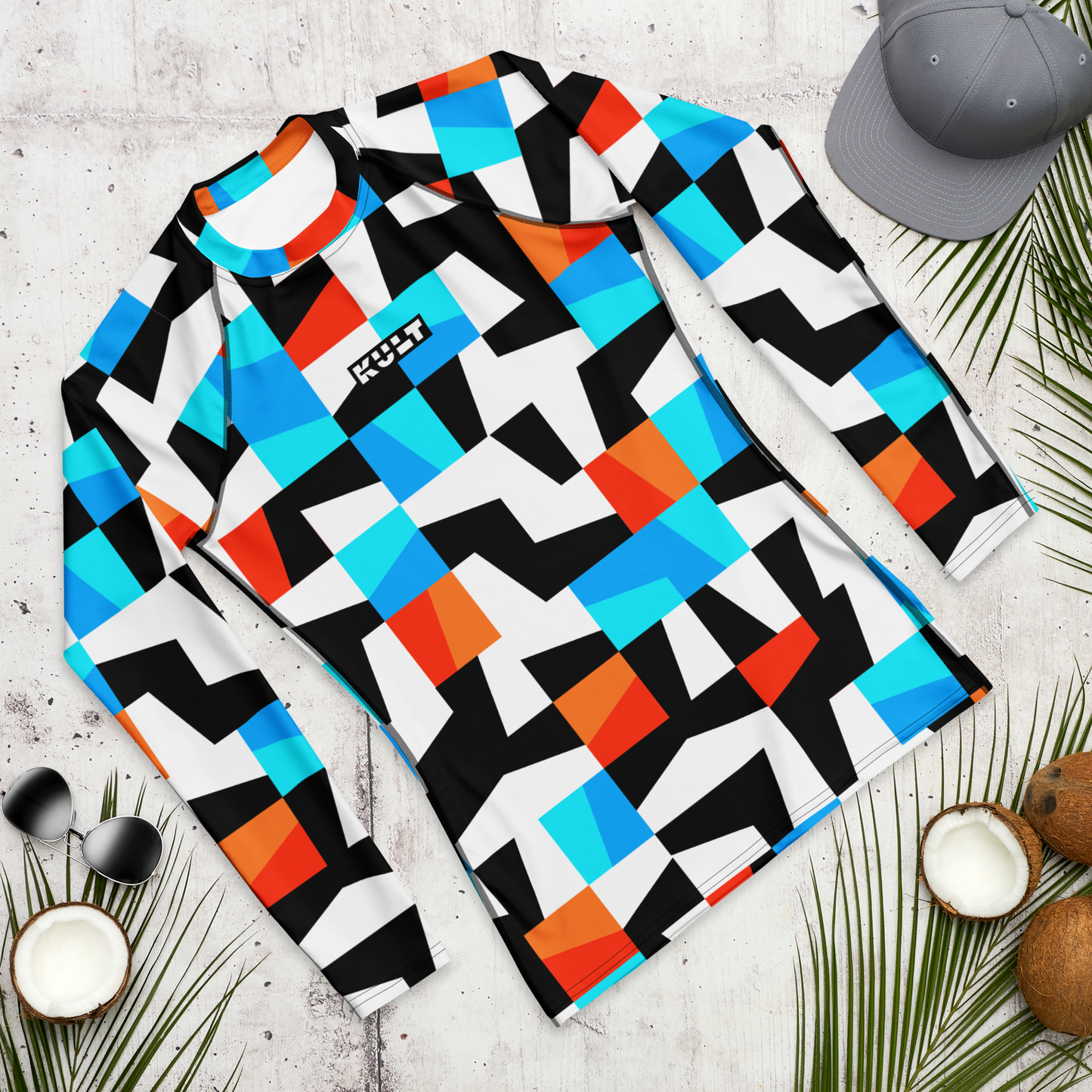 KULT Premium Men's Rash Guard - CAMMO