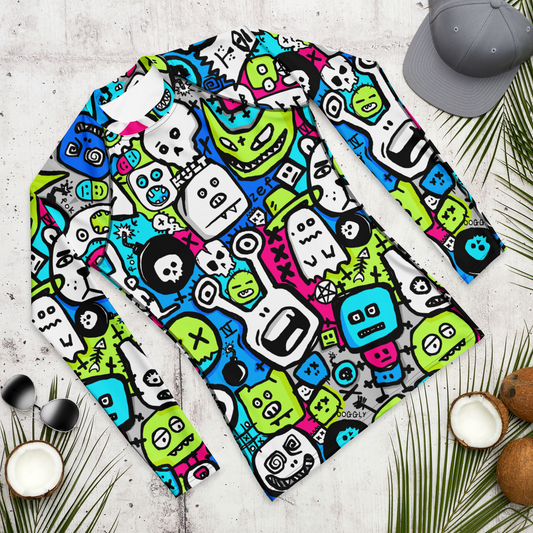 KULT. OOGGLY Premium Men's Rash Guard - HEAT