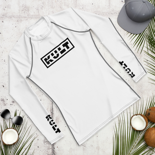 KULT TIKI Premium Men's Rash Guard - AVALANCHE
