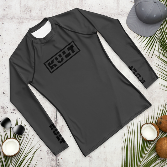 KULT TIKI Premium Men's Rash Guard - MIDNIGHT